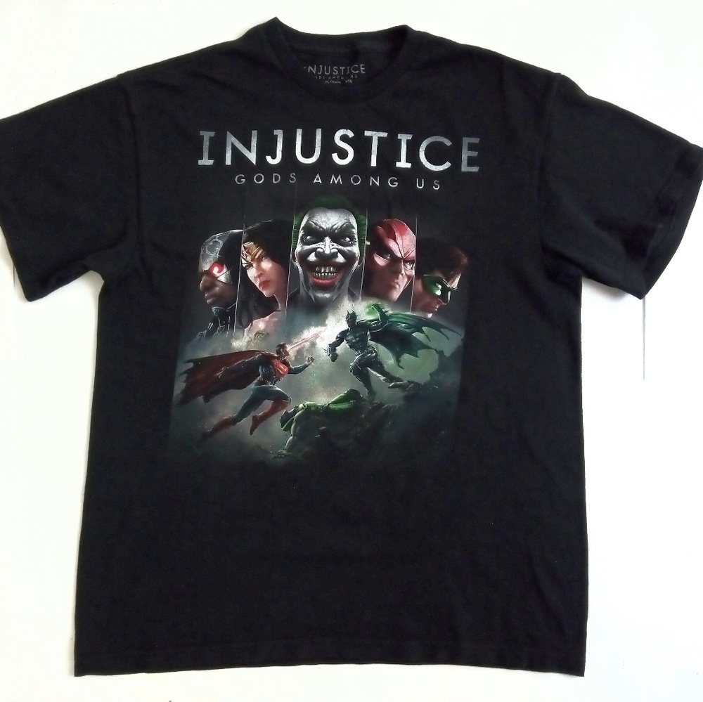Injustice God's Among Us T Shirt Large Black